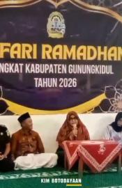 BUPATI GUNUNGKIDUL SAFARI RAMADHAN KE MASJID AL MUJAHIDIN MOJING